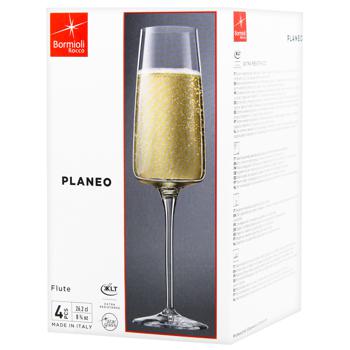 Planeo Set of Champagne Glasses 262ml 4pcs