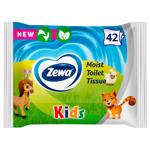Туалетний папір вологий Zewa Kids 42шт