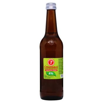 7 Table Vinegar with Apple Flavor 6% 500ml - buy, prices for - photo 1