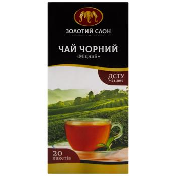 Zolotij Slon Strong Black Tea 1.3g*20pcs - buy, prices for COSMOS - photo 2
