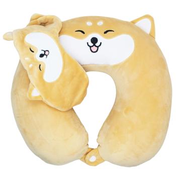 Подушка для подорожей з маскою 30*25см - купити, ціни на Таврія В - фото 4