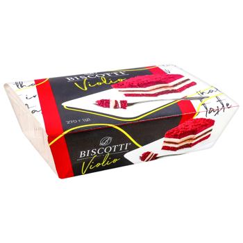 Пирожное Biscotti Violio бисквитное 270г - купить, цены на Auchan - фото 1
