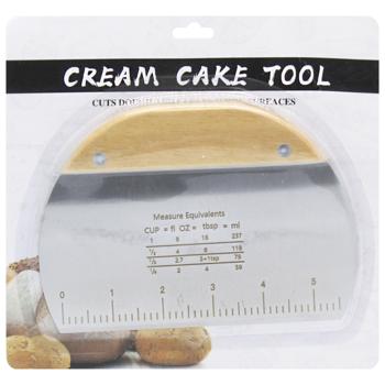 Pastry Cream Spatula with Wooden Handle 16*11.2cm