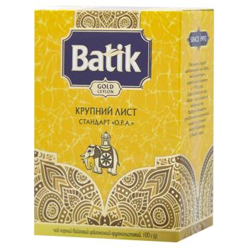 Batik Gold Large-Leaf Ceylon Pekoe Black Tea 100g - buy, prices for MegaMarket - photo 1