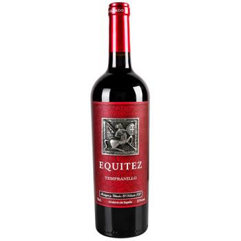 El Soleado Equitez Tempranillo Red Dry Wine 15% 0.75l - buy, prices for Supermarket "Kharkiv" - photo 1