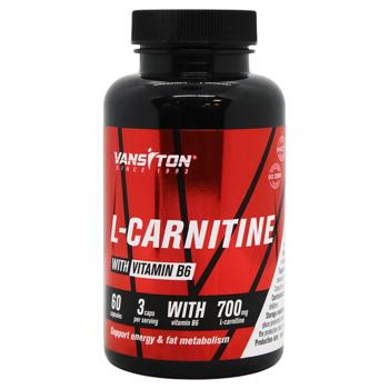 Vansiton Natural Supplement Fat Burner L-Carnitine 60 capsules
