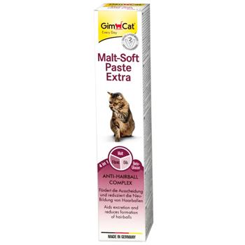 Ласощі для котів GimCat Malt-Soft Extra паста для виведення шерсті 50г