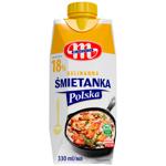 Вершки Mlekovita 18% 0,33л
