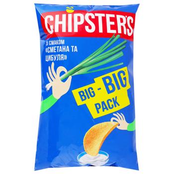 Chipster's Сhips with Sour Cream and Onion Flavor 150g - buy, prices for Tavria V - photo 1