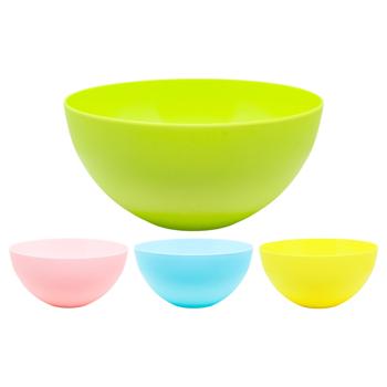 Миска Зед пластикова пастель 25х12см в асортименті - купити, ціни на ЕКО Маркет - фото 1