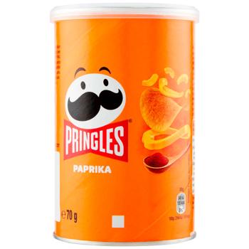 Чипсы Pringles картофельные со вкусом паприки 70г - купить, цены на За Раз - фото 1