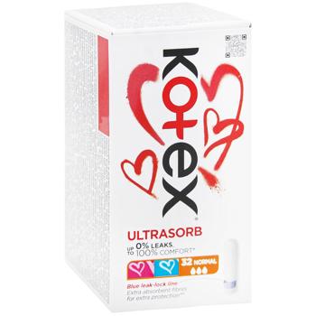 Тампоны Kotex Нормал Ultra Sorb 32шт - купить, цены на - фото 3
