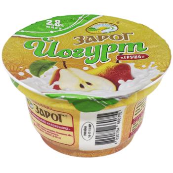 Yogurt Zarog pear 2.8% 150g Ukraine - buy, prices for Auchan - photo 1