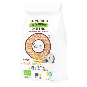 Борошно Galeks-Agro житнє жорнового помелу органічне 1кг - купити, ціни на Grono - фото 1