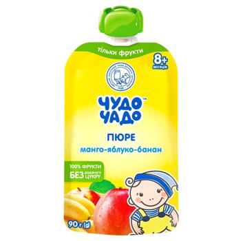 Пюре Чудо-Чадо манго-яблуко-банан 90г - купити, ціни на Grono - фото 1
