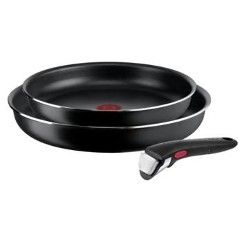 Tefal Ingenio Easy Cook Set of Frying Pans with Removable Handles 3 Items