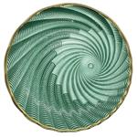 Тарелка зеленая 18см 955-35-64604