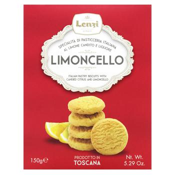 Печенье Lenzi Limoncello с цитрусовым вкусом 150г - купить, цены на NOVUS - фото 2