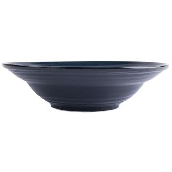 Krauff Lucerne Black&Blue Deep Plate 21.2cm