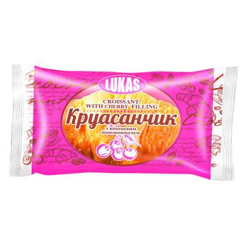 Круасан Lukas з вишневим наповнювачем - купити, ціни на NOVUS - фото 2