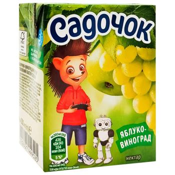 Нектар Садочок яблучно-виноградний 200мл - купити, ціни на - фото 3