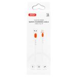 Кабель XO USB-A/Lightning 3А 1м белый