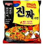Лапша Jinjja Ramyun со вкусом острой курицы 120г