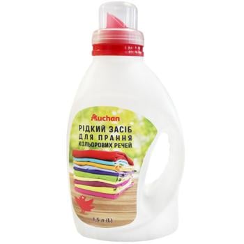 Auchan Washing Detergent for Colored Clothes 1.5l - buy, prices for Auchan - photo 1