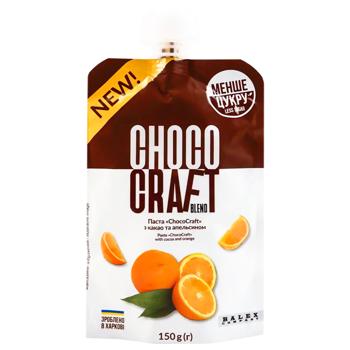 Паста ChocoCraft з какао та апельсином 150г - купити, ціни на Чудо Маркет - фото 1