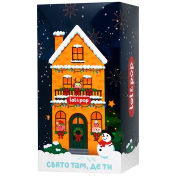 Lol&Pop Yellow Holiday House Set of Sweets 350g