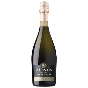 Вино ігристе Zonin Gran Cuvee Extra Dry біле екстрасухе 11% 0,75л - купити, ціни на Чудо Маркет - фото 1
