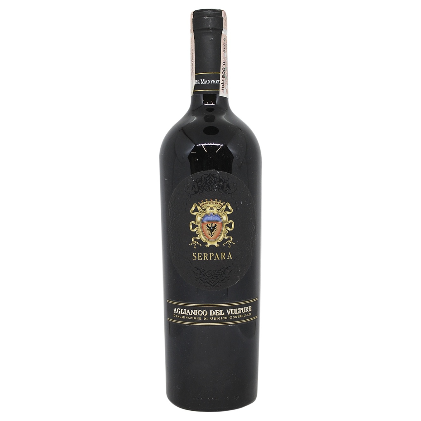 

Вино Re Manfredi Vigneto Serpara Aglianico del Vulture Superiore красное сухое 14,5% 0,75л