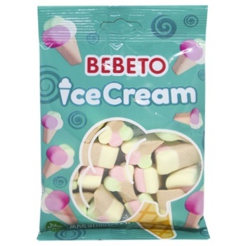 Конфеты маршмеллоу Bebeto Мороженое 30г - купить, цены на ULTRAMARKET - фото 1