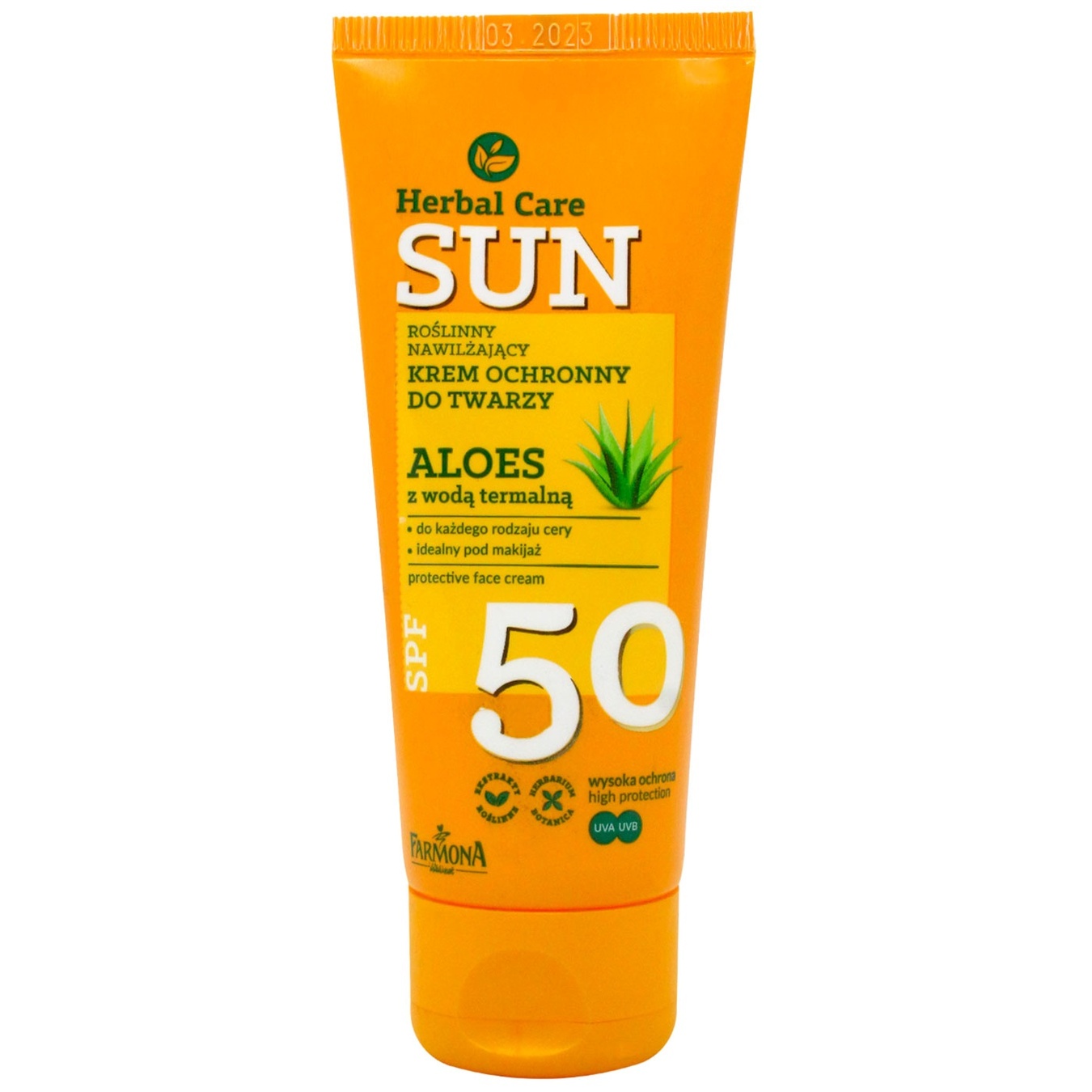

Крем Herbal Care Sun для лица защитный SPF50 50мл