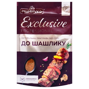 Pripravka Exclusive Professional For Shashlick Natural Without Salt Seasoning 45g - buy, prices for METRO - photo 2