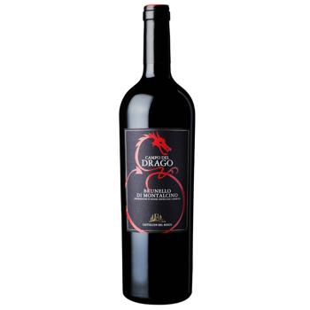 Вино Castiglion del Bosco Campo del Drago Brunello di Montalcino красное сухое 14,5% 0,75л - купить, цены на КОСМОС - фото 1