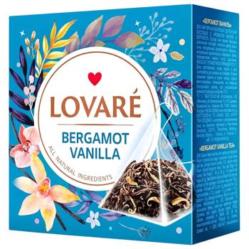 Чай чорний Lovare Бергамот-ваніль 2г*15шт - купити, ціни на КОСМОС - фото 1