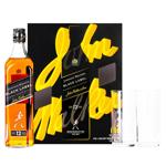 Віскі Johnnie Walker Black Label 40% 0,7л + 2 склянки