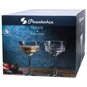 glass pasabahce for champagne 4pcs 260ml Turkey