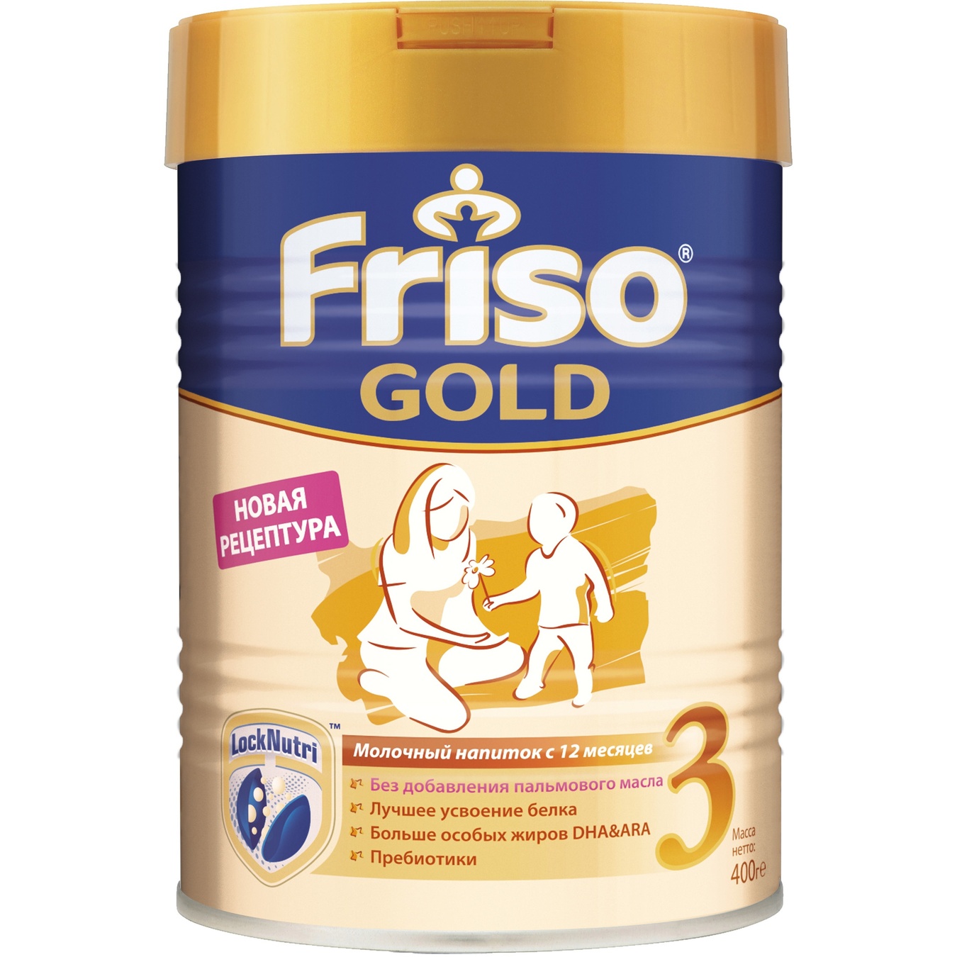 

Смесь Friso Gold 3 LockNutri молочная сухая для детей от 1 года 400г
