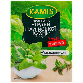 Приправа Камис Травы итальянской кухни 10г - купить, цены на Чудо Маркет - фото 1