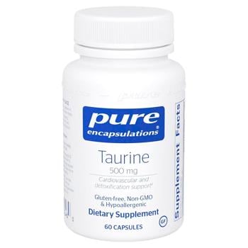 Pure Encapsulations Taurine 500mg 60 capsules