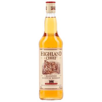 Віскі Highland Chief 3 роки 40% 0,7л - купити, ціни на NOVUS - фото 1