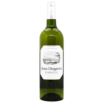 Вино Jean Degaves Bordeaux біле сухе 11,5% 0,75л