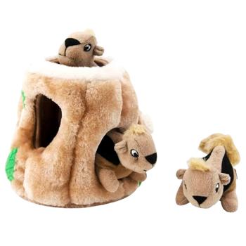 Іграшка для собак Outward Hound Hide-A-Squirrel інтерактивна плюш 17см - купити, ціни на MasterZoo - фото 2