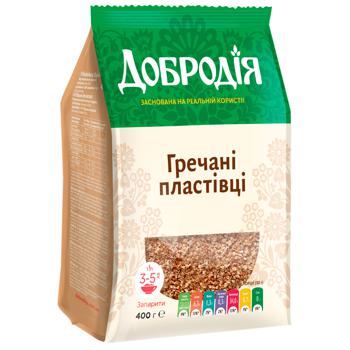 Пластівці Добродія гречані 400г - купити, ціни на Auchan - фото 2