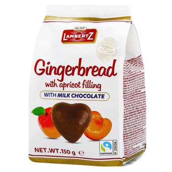 Lambertz in chocolate with apricot pryaniki 150g