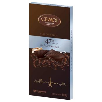 Cemoi Dark Chocolate with Sea Salt 100g