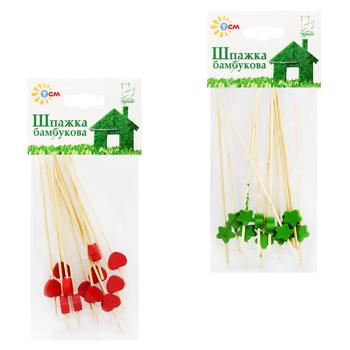 Шпажка ТСМ Natural Twisted деревянная 12cм 12шт - купить, цены на Чудо Маркет - фото 1