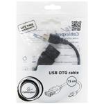 Gembird USB OTG A-OTG-AFBM-03 Cable 0.15m